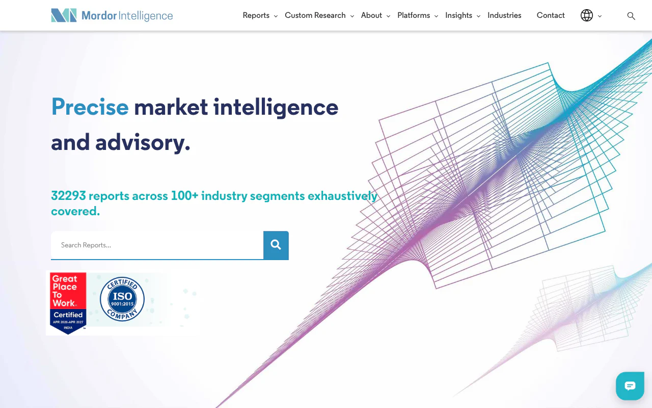 Mordor Intelligence's website
