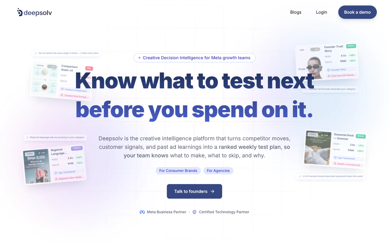 Deepsolv's website