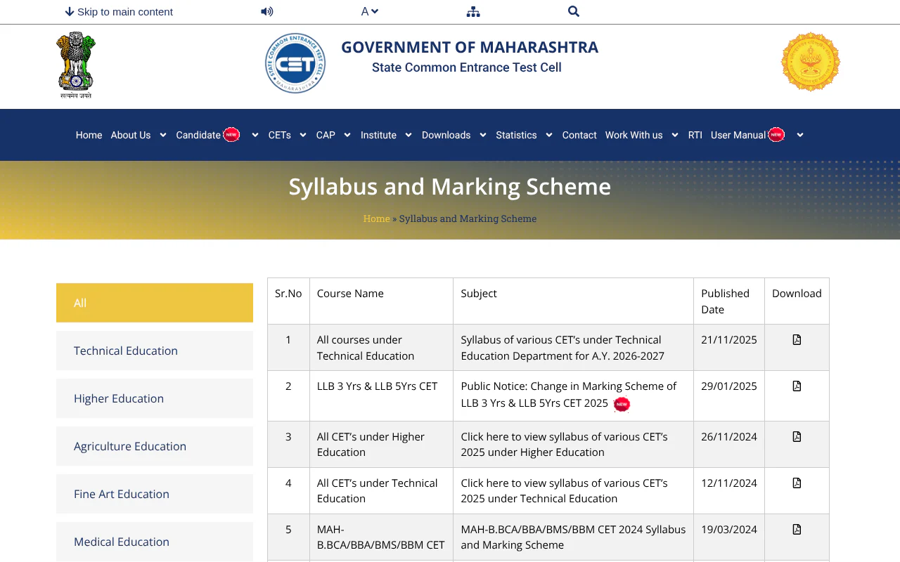 The free route's website