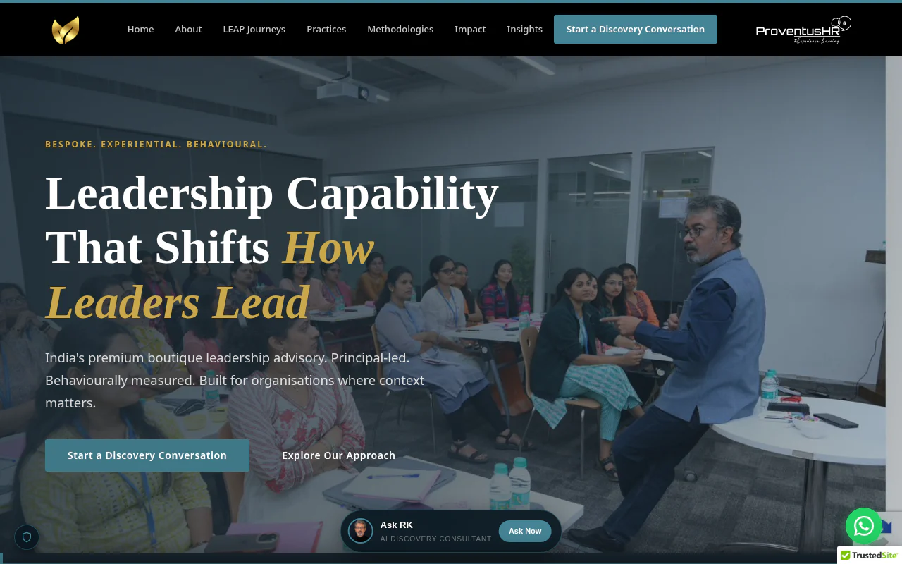 ProventusHR's website
