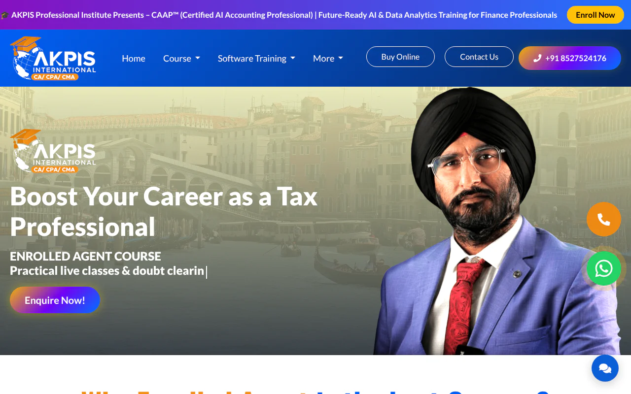 Akpis Professionals's website